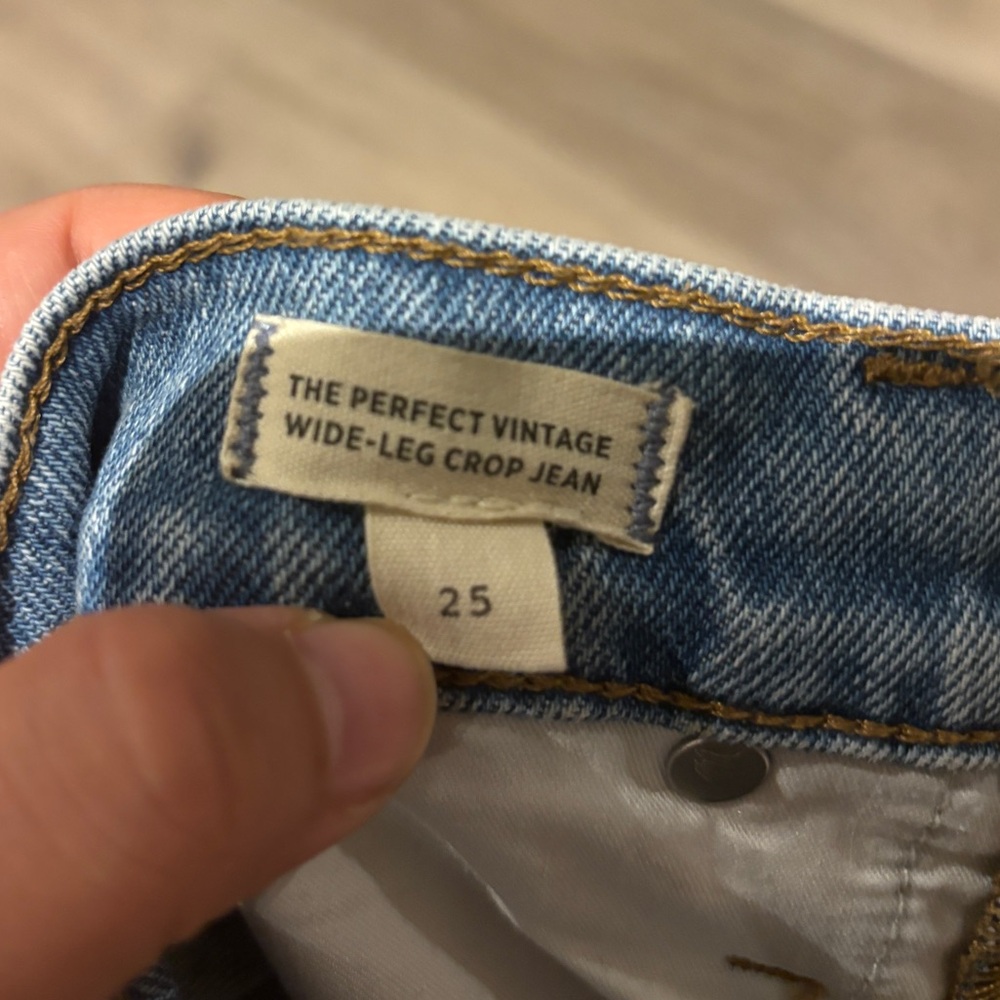 Madewell Perfect Vintage Wide Leg Crop Jean - Picture 5 of 6